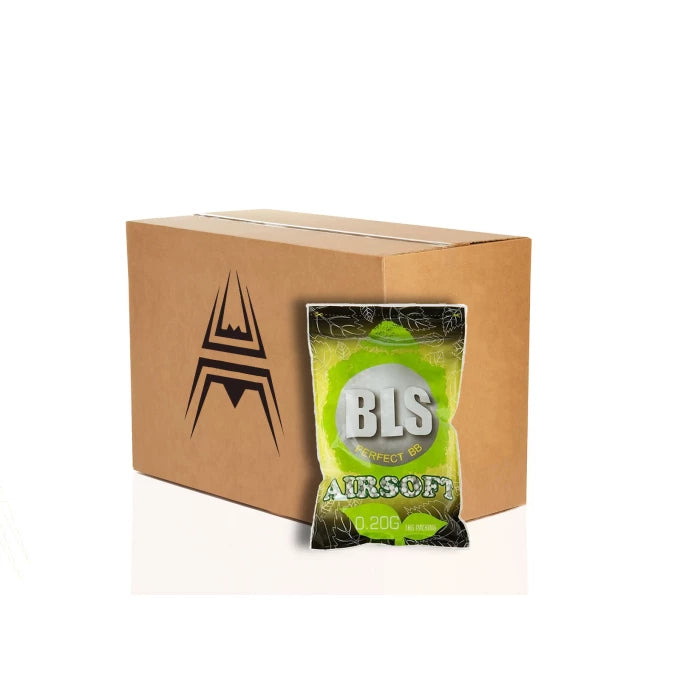 20x BLS BIO pellets 0,20g, 5000 BBs - Wit (doos)