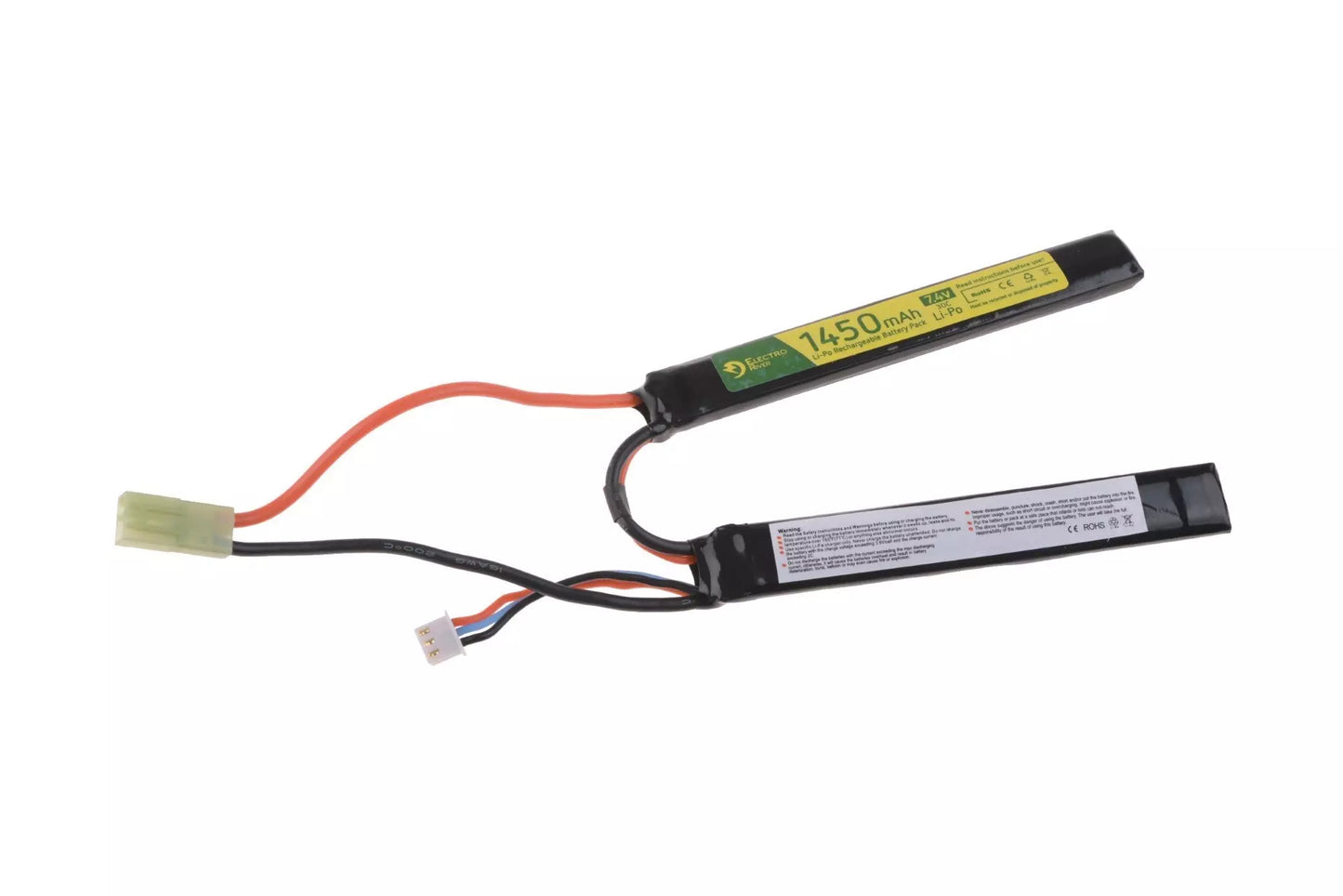 LiPo 7.4V 1450mAh 30C 2-cel batterij