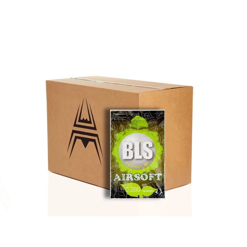 20x BLS BIO pellets 0,28g, 3500 BBs - Wit (doos)