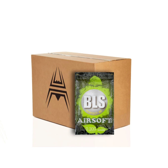 20x BLS BIO pellets 0,30g, 3300 BBs - Wit (doos)
