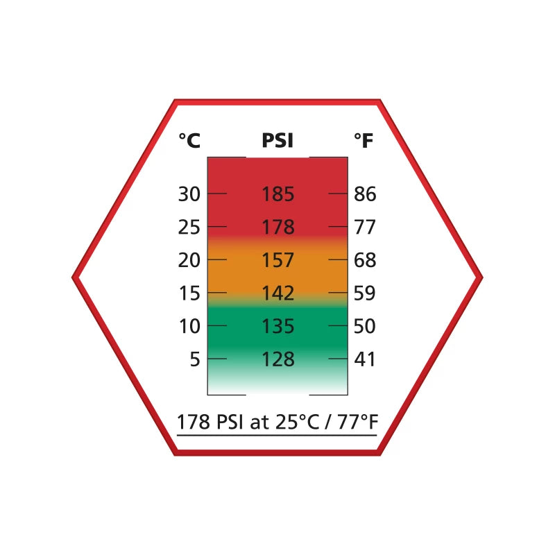 ASG ULTRAIR Rood Power Gas (178 PSI) - 570 ml