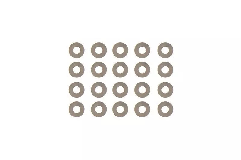 Set van 20 vulplaatjes van 0,1 mm