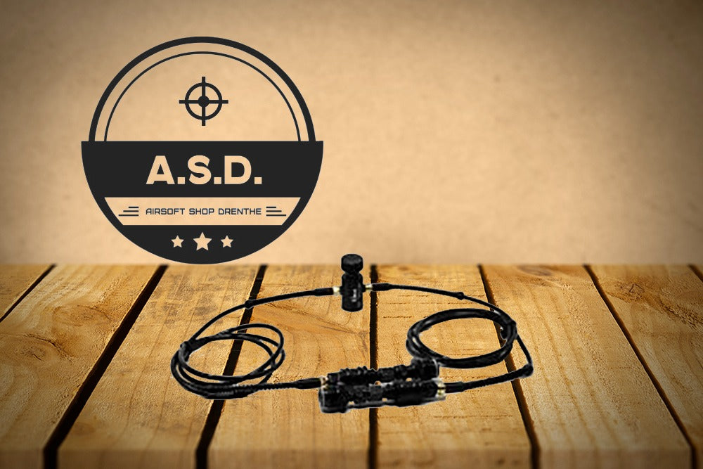 Ninja dubbele remote hose met slide check