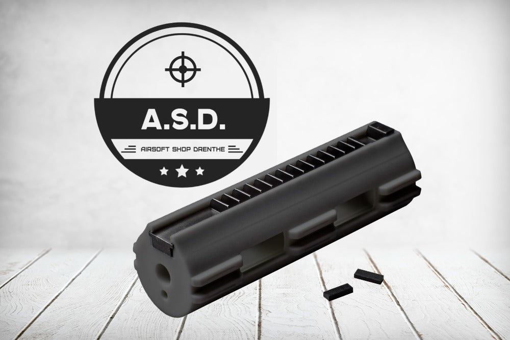 ZERO-SHOCK KOOLSTOFVEZEL VERLICHTE FPS AIRSOFT ZUIGER VOLLEDIG METALEN TANDEN (PM03CF)