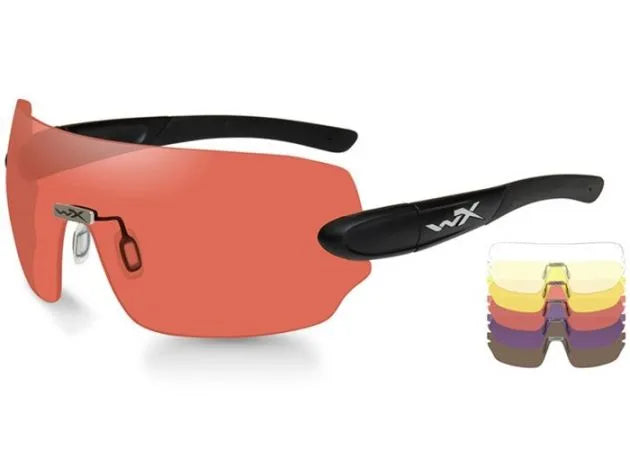 Bril Wiley X Detection Clear / Yellow / Orange / Purple / Copper Black Frame