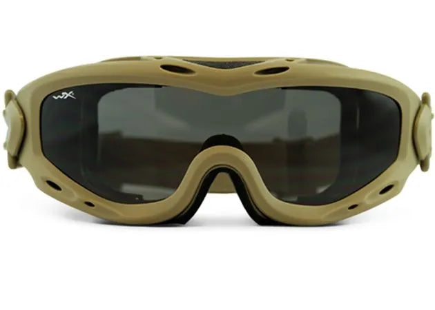 Bril Wiley X Spear Smoke/Clear/Rust Tan Frame
