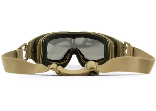 Bril Wiley X Spear Smoke/Clear/Rust Tan Frame