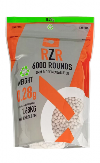 nuprol bio bb's rzr 0.28gr 2200rds