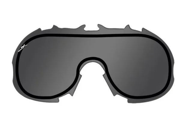 Bril Wiley X Spear Dual Lens Smoke/Clear/Rust Black Frame