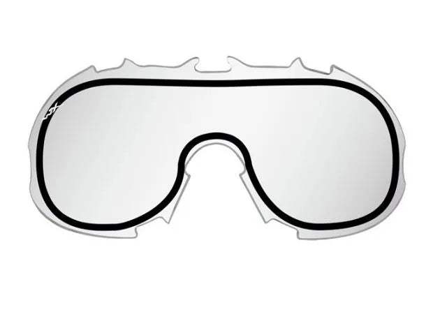 Bril Wiley X Spear Dual Lens Smoke/Clear/Rust Black Frame