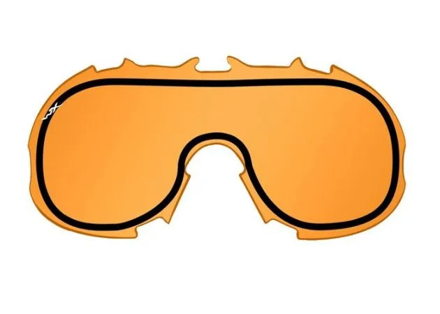 Bril Wiley X Spear Dual Lens Smoke/Clear/Rust Black Frame