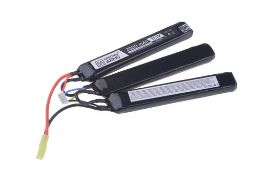 [SPE-06-022015] LiPo 11,1V 2000mAh 15/30C batterij - vlinderconfiguratie