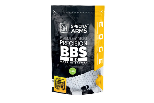 Precisie bb's 0,25g Specna Arms EDGE ULTRA™ BIO - 1 kg - wit