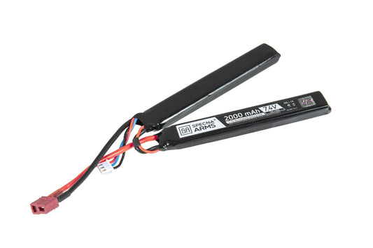 [SPE-06-024609] LiPo 7.4V Batterij 2000mAh 15/30C - Nunchuck - T-Connect (Deans)