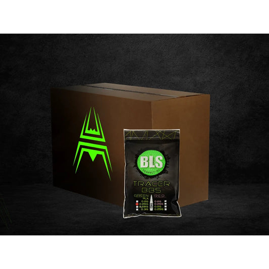 20x BLS BIO Tracer BB's0,25g, 4000 BBs - Groen Verlichtend (doos)