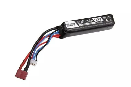 [SPE-06-028188] LiPo 11.1V 600mAh 20/40C batterij voor PDW - T-Connect (Deans)