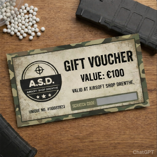 Airsoft Shop Drenthe Cadeau Bon