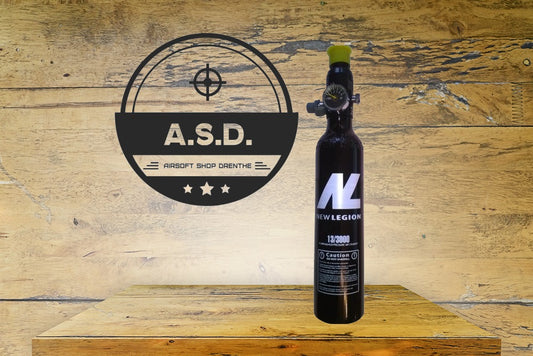 New Legion 0,2L 200 bar perslucht fles inclusief regulator