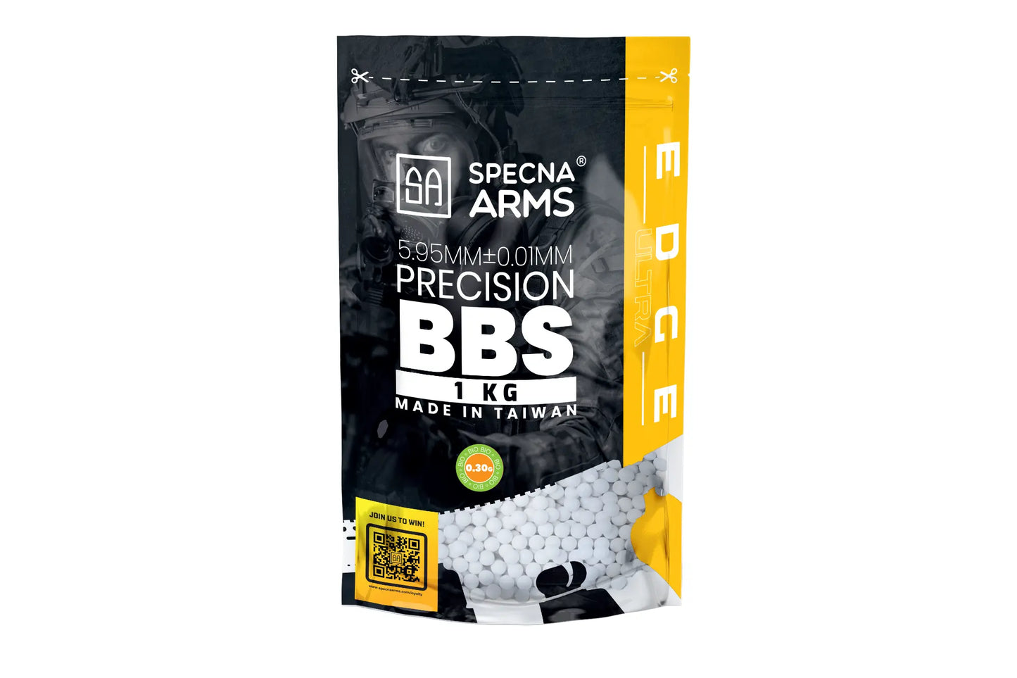 Precisie bb's 0,30g Specna Arms EDGE ULTRA™ BIO - 1 kg - wit