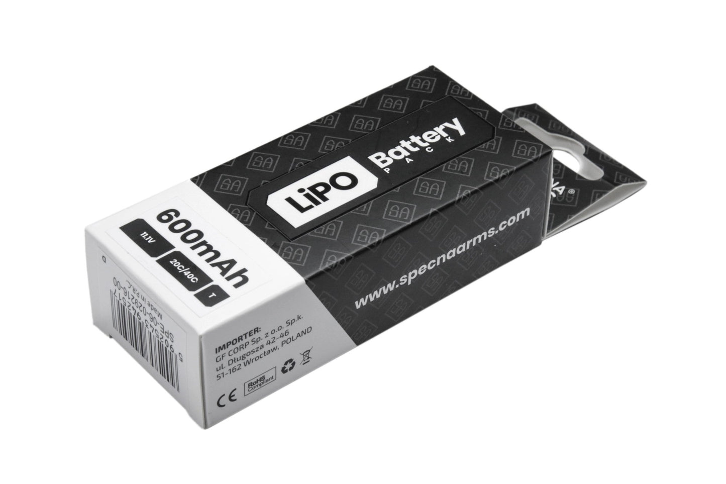 [SPE-06-029216] LiPo 11,1V 600mAh 20/40C batterij voor PDW – Tamiya mini