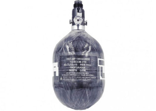 HPA Tank Dominator 48/4500 Carbon 0.8 liter 310 bar met Manometer